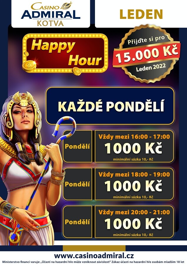 Happy Hours at Casino Admiral Kotva, Prague