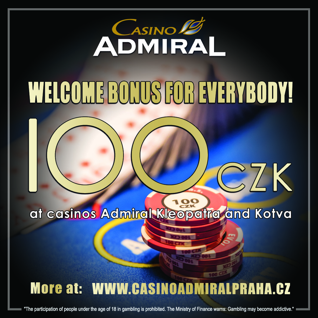 Admiral 100czk Bonus