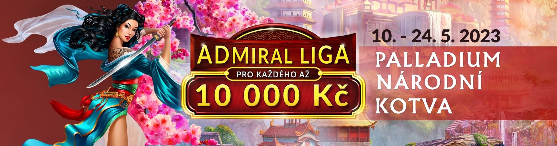 Admiral Liga, akce v kasinech Admiral Praha