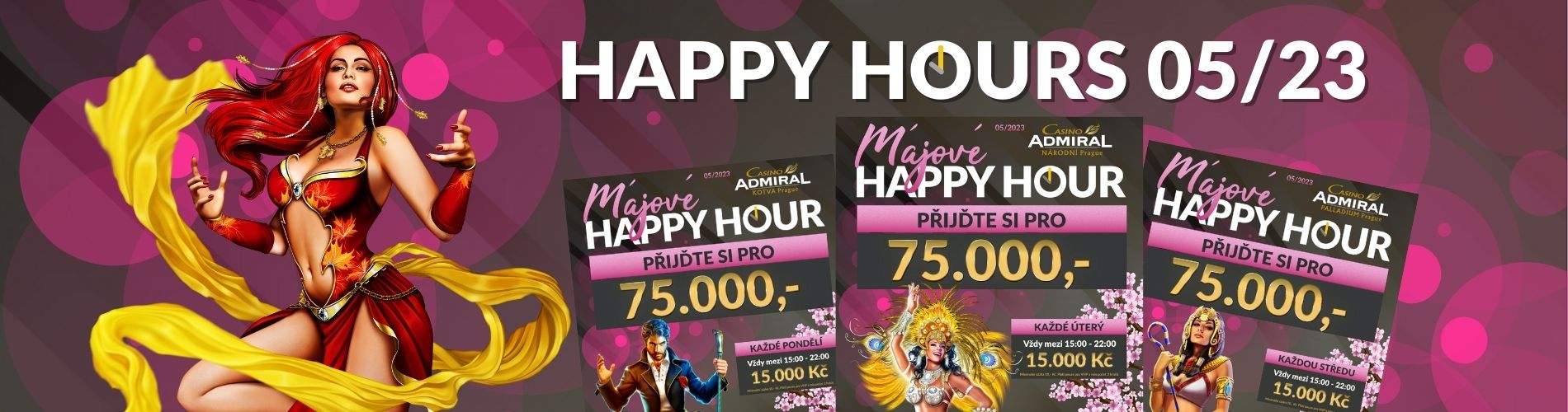 Happy hours Casino Admiral Prague